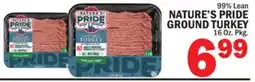Bravo Supermarkets NATURE'S PRIDE GROUND TURKEY offer