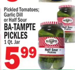 Bravo Supermarkets BA-TAMPTE PICKLES offer
