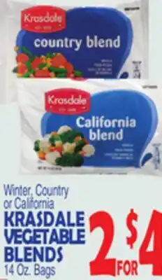 Bravo Supermarkets KRASDALE VEGETABLE BLENDS offer