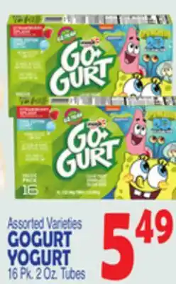 Bravo Supermarkets GOGURT YOGURT offer