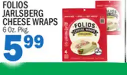 Bravo Supermarkets FOLIOS JARLSBERG CHEESE WRAPS offer