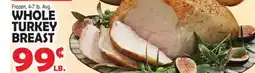 Bravo Supermarkets WHOLE TURKEY BREAST offer