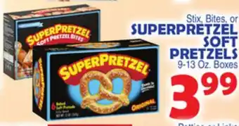 Bravo Supermarkets SUPERPRETZEL SOFT PRETZELS offer