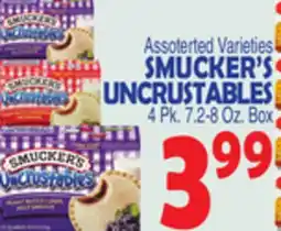 Bravo Supermarkets SMUCKER'S UNCRUSTABLES offer