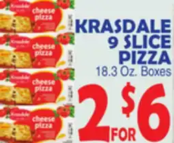 Bravo Supermarkets KRASDALE 9 SLICE PIZZA offer