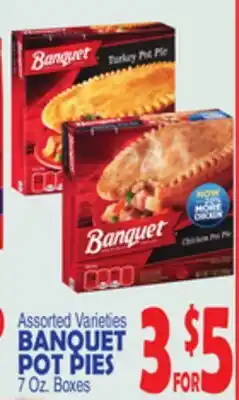 Bravo Supermarkets BANQUET POT PIES offer