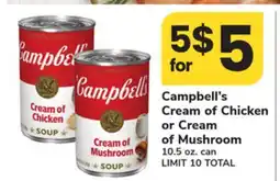 ACME Campbell's Cream of Chicken or Cream of Mushroom offer