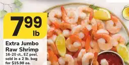 ACME Extra Jumbo Raw Shrimp offer
