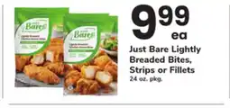 ACME Just Bare Lightly Breaded Bites, Strips or Fillets offer