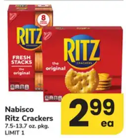 ACME Nabisco Ritz Crackers offer