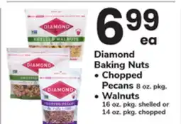ACME Diamond Baking Nuts Chopped Pecans 8 oz. pkg. Walnuts 16 oz. pkg. shelled or 14 oz. pkg. chopped offer