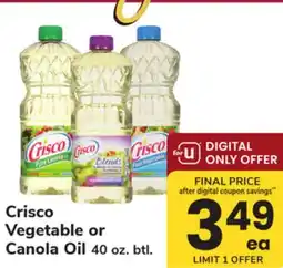 ACME Crisco Vegetable or Canola Oil offer