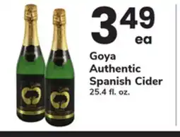 ACME Goya Authentic Spanish Cider offer
