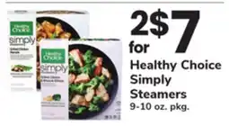 ACME Healthy Choice Simply Steamers offer