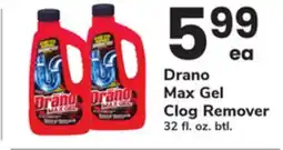 ACME Drano Max Gel Clog Remover offer