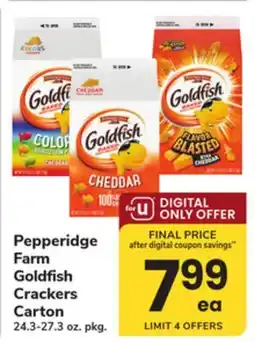ACME Pepperidge Farm Goldfish Crackers Carton offer
