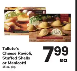 ACME Talluto's Cheese Ravioli, Stuffed Shells or Manicotti offer