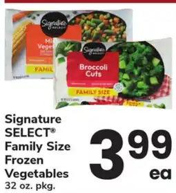 ACME Signature SELECT Family Size Frozen Vegetables offer
