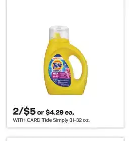 CVS Tide Simply offer