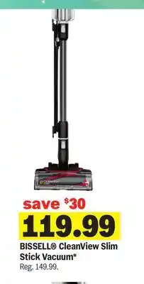 Meijer BISSELL CleanView Slim Stick Vacuum offer