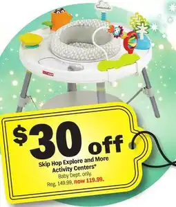 Meijer Skip Hop Explore and More Activity Centers offer