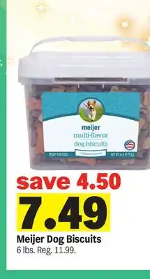 Meijer Meijer Dog Biscuits offer