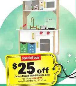 Meijer J'adore Deluxe Wood Kitchen Sets offer