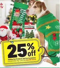 Meijer Holiday Pet Products and Cat Scratchers offer