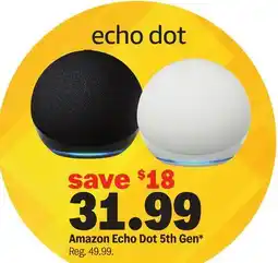 Meijer Amazon Echo Dot 5th Gen offer