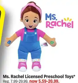 Meijer Ms. Rachel Licensed Preschool Toys offer