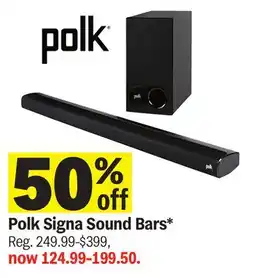 Meijer Polk Signa Sound Bars offer
