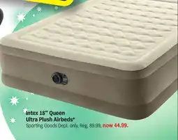 Meijer Intex 18'' Queen Ultra Plush Airbeds offer