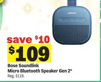 Meijer Bose Soundlink Micro Bluetooth Speaker Gen 2 offer