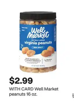 CVS Well Market peanuts 16 oz offer