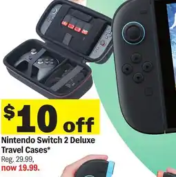 Meijer Nintendo Switch 2 Deluxe Travel Cases offer