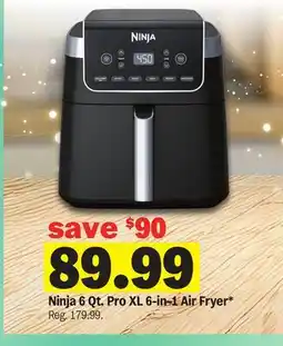 Meijer Ninja 6 Qt. Pro XL 6-in-1 Air Fryer offer