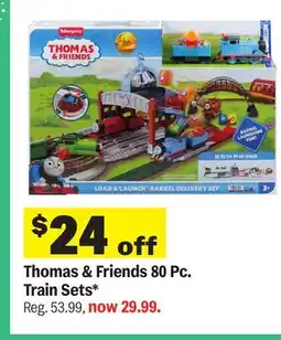 Meijer Thomas & Friends 80 Pc. Train Sets offer