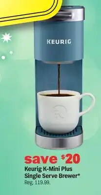 Meijer Keurig K-Mini Plus Single Serve Brewer offer