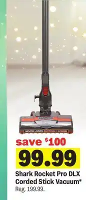 Meijer Shark Rocket Pro DLX Corded Stick Vacuum offer