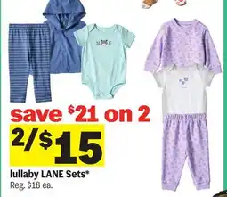 Meijer lullaby LANE Sets offer