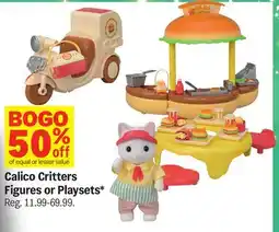 Meijer Calico Critters Figures or Playsets offer