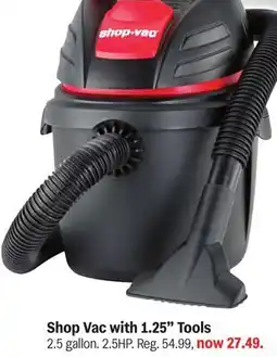 Meijer Shop Vac with 1.25 Tools offer