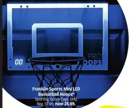Meijer Franklin Sports Mini LED Basketball Hoops offer