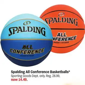 Meijer Spalding All Conference Basketballs offer