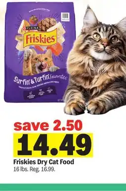 Meijer Friskies Dry Cat Food offer