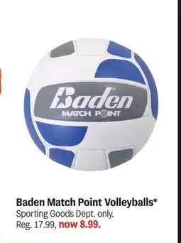 Meijer Baden Match Point Volleyballs offer