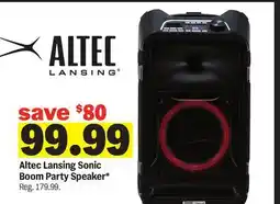Meijer Altec Lansing Sonic Boom Party Speaker offer