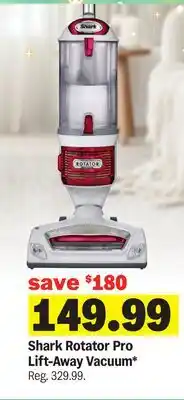 Meijer Shark Rotator Pro Lift-Away Vacuum offer