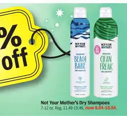 Meijer Not Your Mother's Dry Shampoos offer
