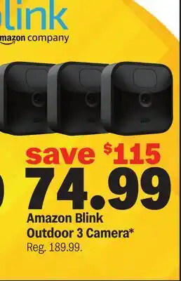 Meijer Amazon Blink Outdoor 3 Camera offer
